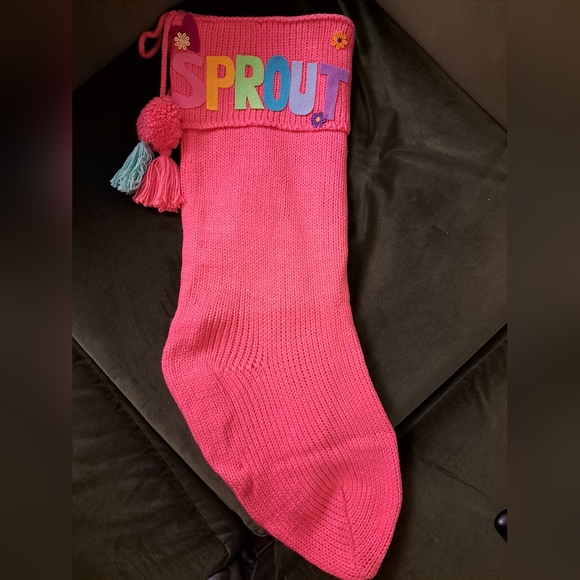 Great for personalizing! PINK JUMBO STOCKING LISTING- 🎄Christmas Stockings!🎄 - Picture 1 of 12